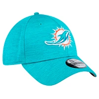 Casquette Active Tech 39THIRTY Flex pour homme New Era Aqua Miami Dolphins