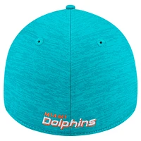 Men's New Era Aqua Miami Dolphins  Active Tech 39THIRTY Flex Hat