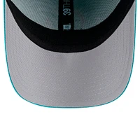 Casquette Active Tech 39THIRTY Flex pour homme New Era Aqua Miami Dolphins