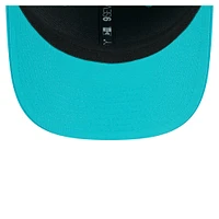 Casquette extensible à boutons-pression New Era Aqua Miami Dolphins Gameday Multi Rope 9SEVENTY pour homme