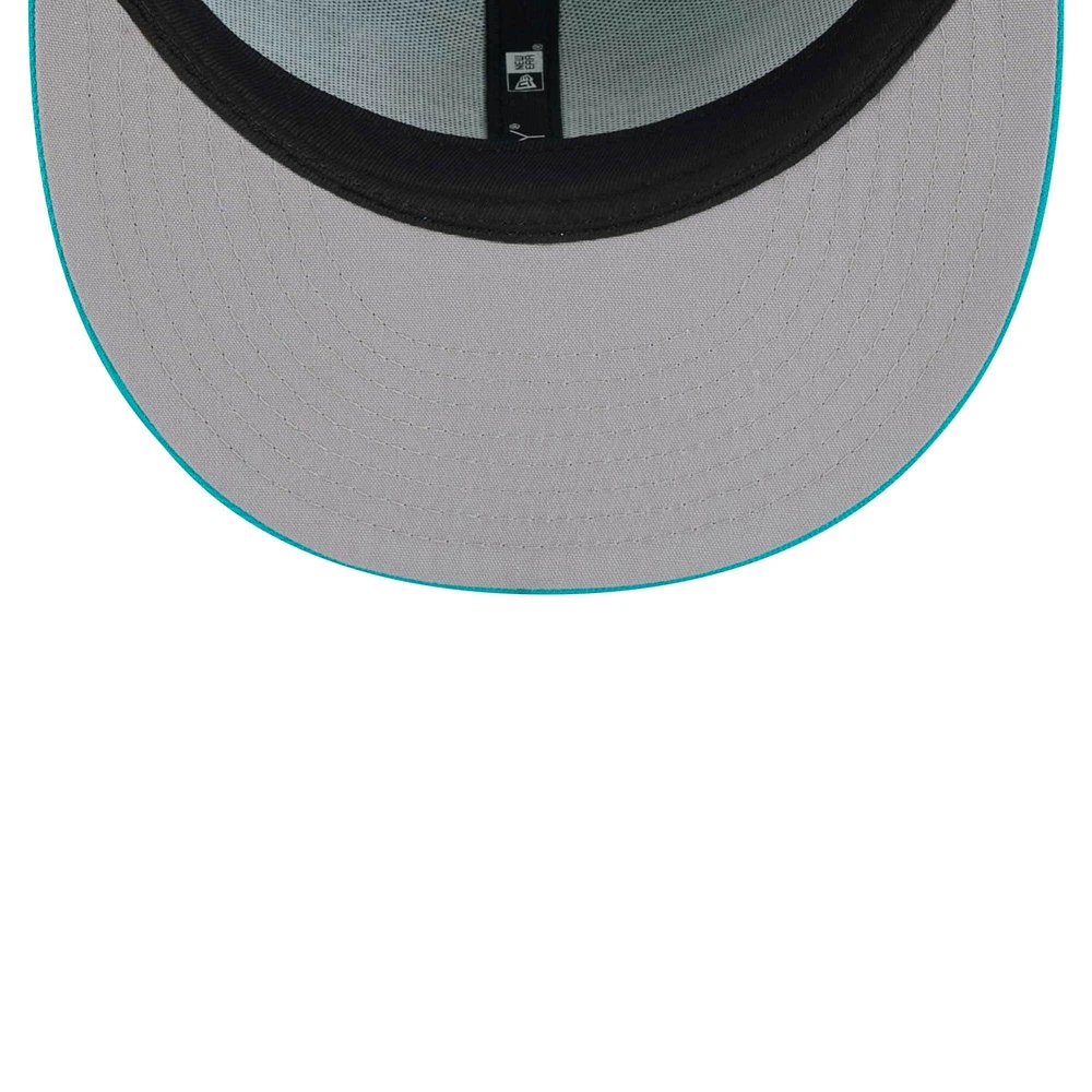 Casquette Snapback 9FIFTY Independent Miami Dolphins New Era Aqua pour hommes