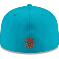 Miami Dolphins New Era Just Don 59FIFTY Fitted Hat - Aqua