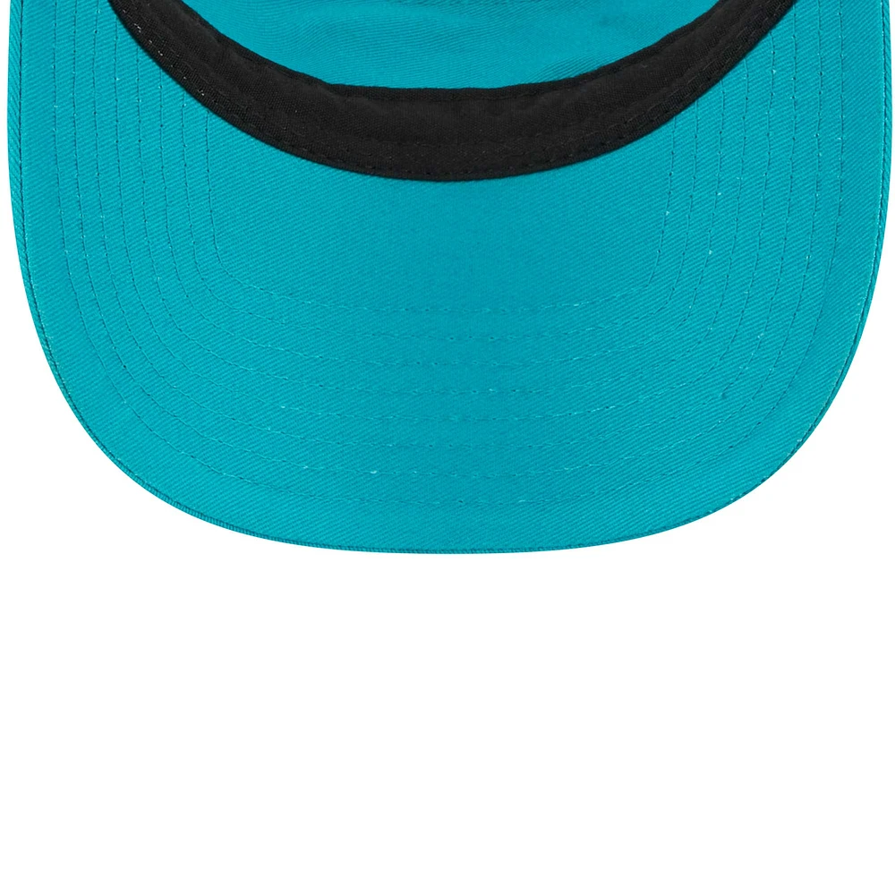 Men's New Era Aqua Miami Dolphins Main Adjustable Visor