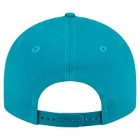 Men's New Era Aqua Miami Dolphins Main Low Profile 9FIFTY Snapback Hat