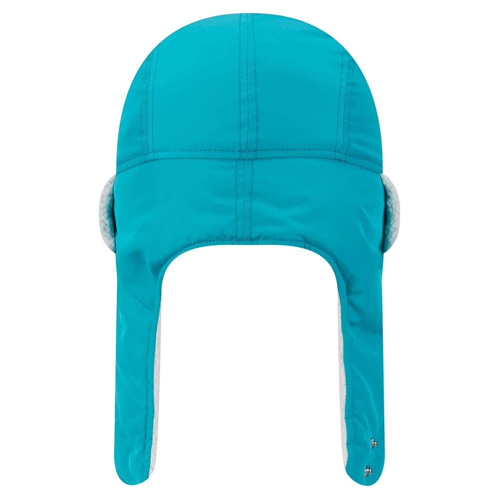 Men's New Era Aqua Miami Dolphins Sherpa Trapper Hat