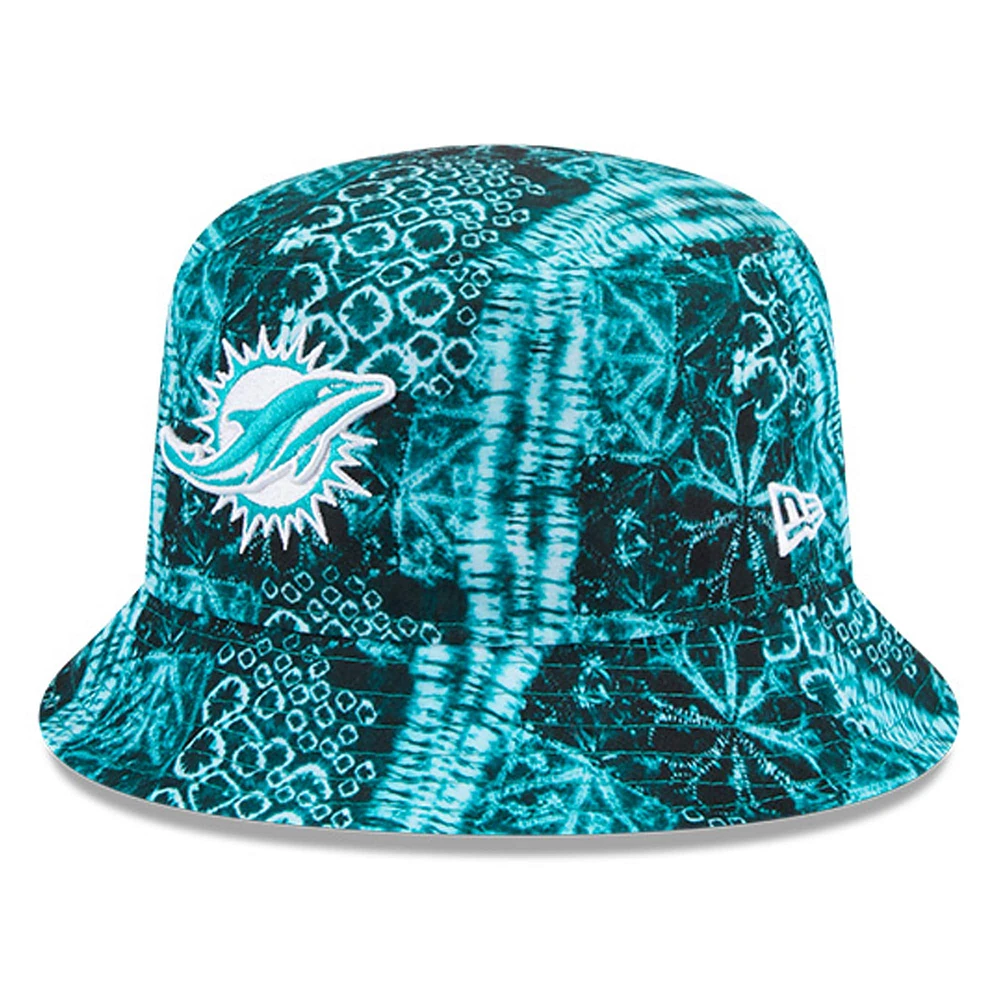 Bob Shibori Aqua Miami Dolphins New Era pour hommes