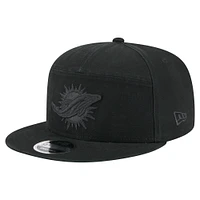 Casquette snapback 9FIFTY Adventure noire en toile pour homme New Era Miami Dolphins