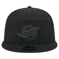 Casquette snapback 9FIFTY Adventure noire en toile pour homme New Era Miami Dolphins