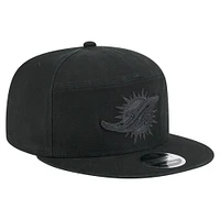Casquette snapback 9FIFTY Adventure noire en toile pour homme New Era Miami Dolphins