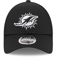 Casquette réglable New Era Miami Dolphins Main B-Dub 9FORTY pour homme