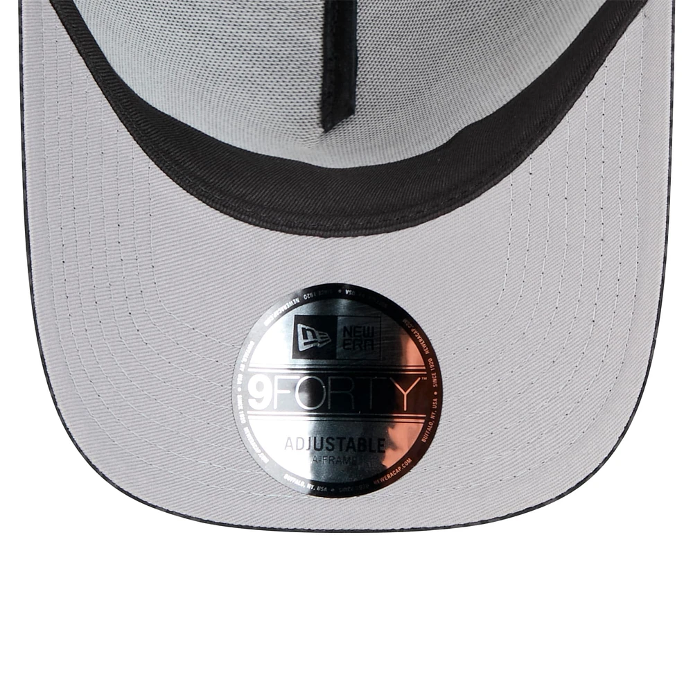 Casquette ajustable A-Frame Trucker 9FORTY pour homme Miami Dolphins Midnight Ink Black New Era