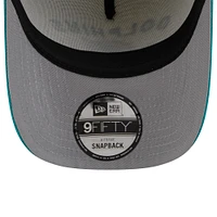 Casquette snapback 9FIFTY A-Frame New Era crème/aqua pour homme, Miami Dolphins, draft NFL 2025