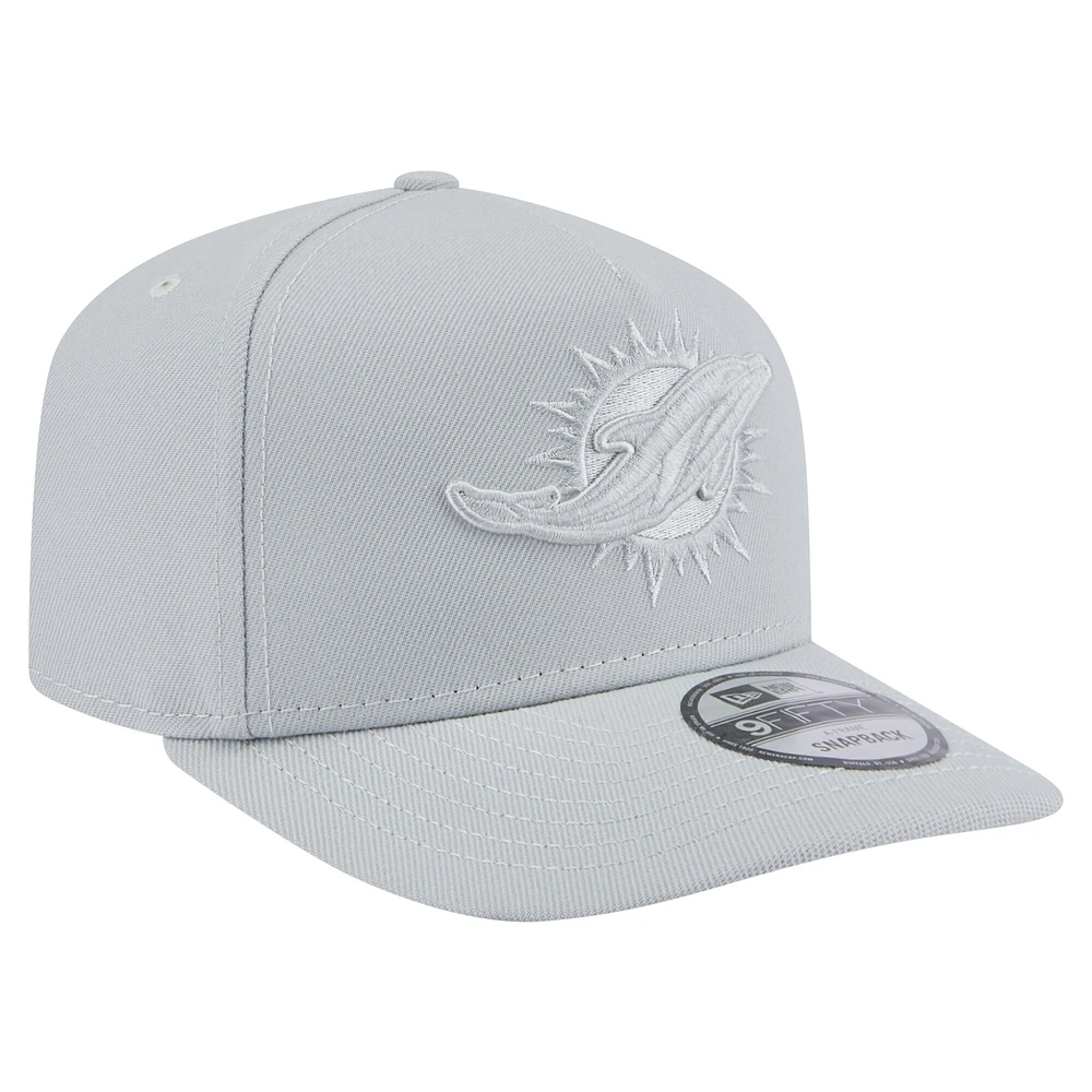 Casquette Snapback 9FIFTY Miami Dolphins de New Era pour homme, gris, coloris gris