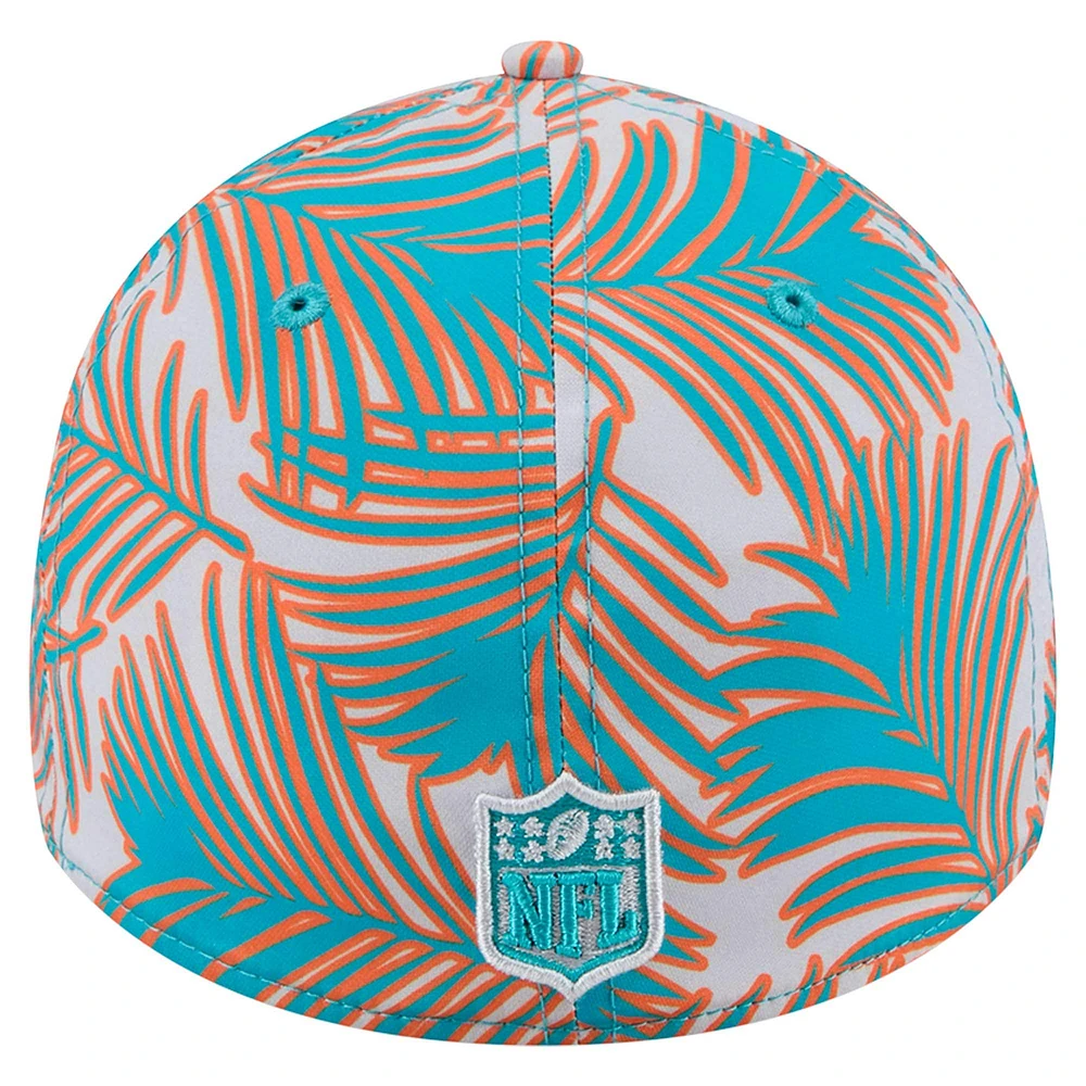 Casquette 39THIRTY Flex Palms Miami Dolphins grise New Era pour homme