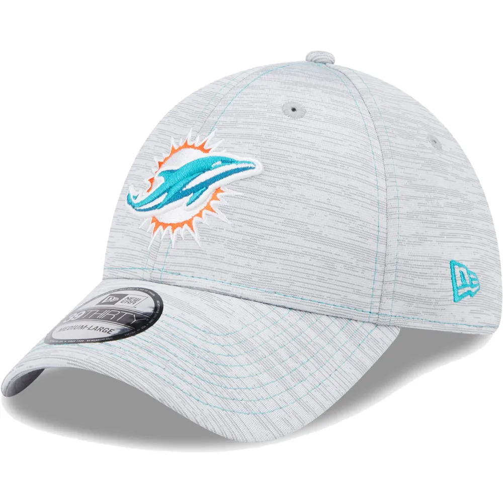 New Era Men's New Era Gray Miami Dolphins Speed 39THIRTY Flex Hat