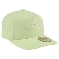 Casquette ajustée A-Frame 59FIFTY pour homme New Era, coloris vert clair, Miami Dolphins