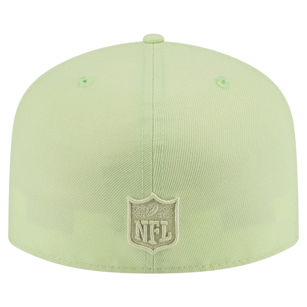 Casquette ajustée A-Frame 59FIFTY pour homme New Era, coloris vert clair, Miami Dolphins