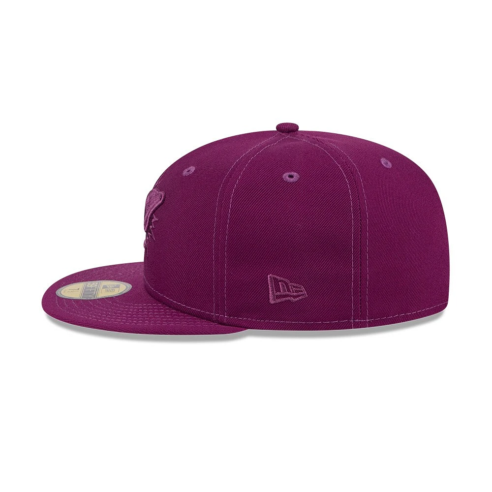 Casquette ajustée 59FIFTY violet Miami Dolphins Color Pack pour hommes New Era