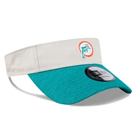 Visière historique New Era Stone Miami Dolphins 2024 Sideline pour hommes