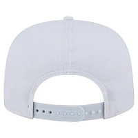 Casquette de golf à visière snapback blanche New Era Miami Dolphins Collide pour homme