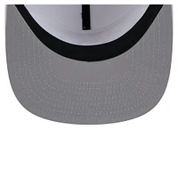 Casquette de golf à visière snapback blanche New Era Miami Dolphins Collide pour homme