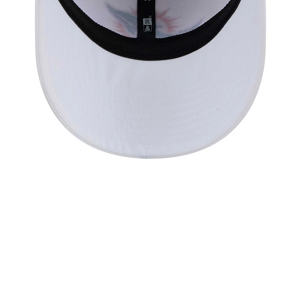 Casquette flexible principale 39THIRTY des Miami Dolphins New Era pour hommes, blanche