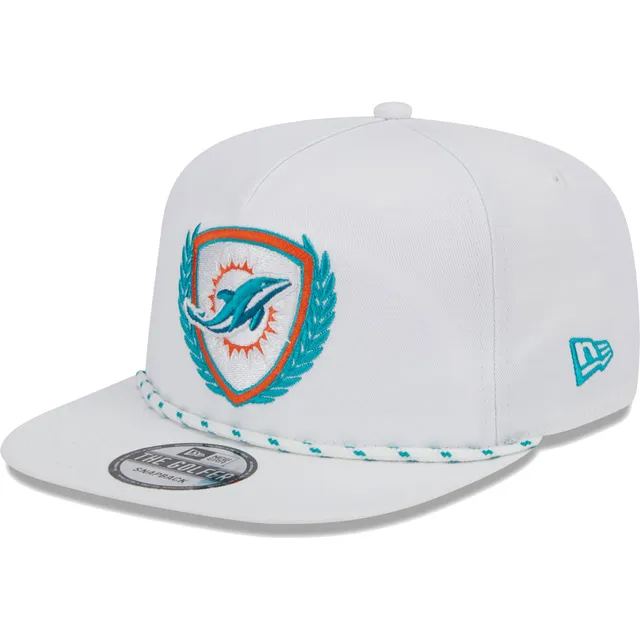 Lids Miami Dolphins New Era Property Trucker 9TWENTY Snapback Hat - Aqua