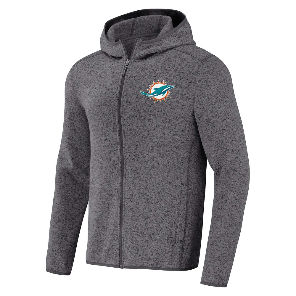 Collection NFL x Darius Rucker pour homme par Fanatics Black Miami Dolphins Fleece Pullover Hoodie