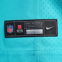 Men's Nike Alec Ingold Aqua Miami Dolphins Game Player Jersey