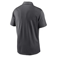 Polo de performance franchise Nike Anthracite Miami Dolphins pour hommes