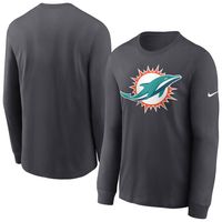 Nike Men's Miami Dolphins 2023 Volt Dri-FIT Anthracite Long Sleeve