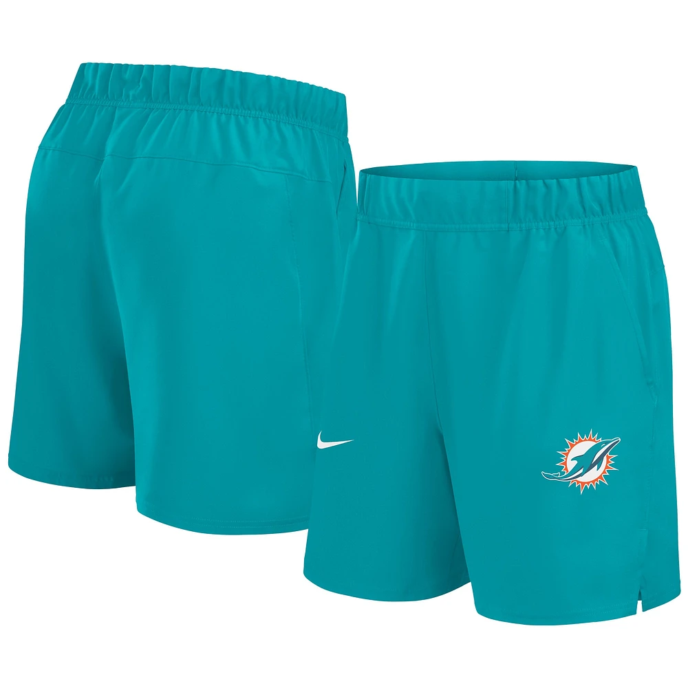 Short Nike Aqua Miami Dolphins Blitz Victory Performance pour homme