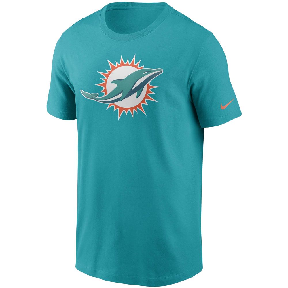 Men's Nike Aqua Miami Dolphins Primary Logo T-Shirt