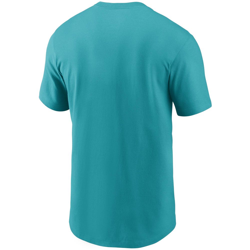 Men's Nike Aqua Miami Dolphins Primary Logo T-Shirt