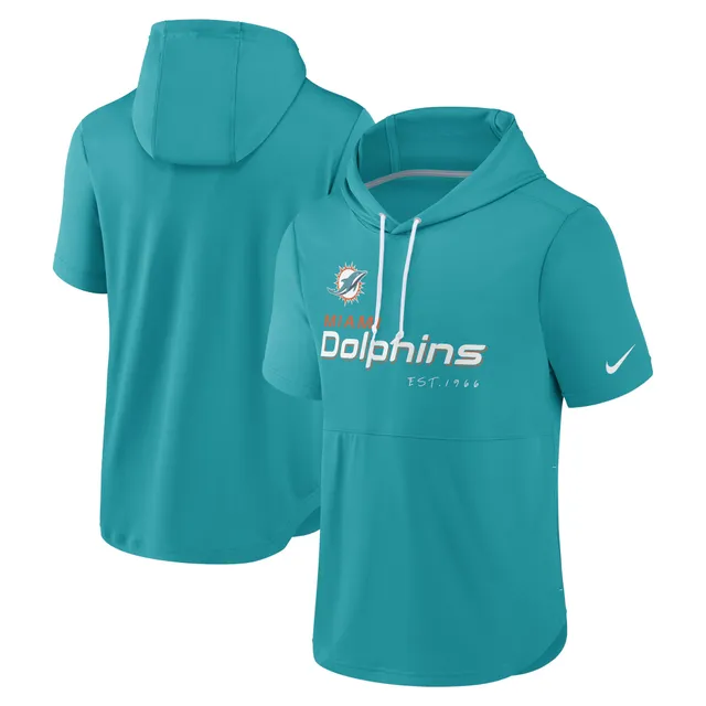 Men's Nike Aqua Miami Dolphins Fan Gear Primary Logo Performance Long  Sleeve T-Shirt