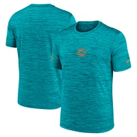 T-shirt Nike Aqua Performance Sideline Velocity pour homme des Dolphins de Miami