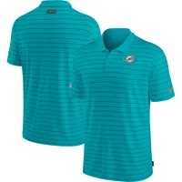 Nike Men's Nike Aqua Miami Dolphins Sideline Victory Coaches Performance  Polo