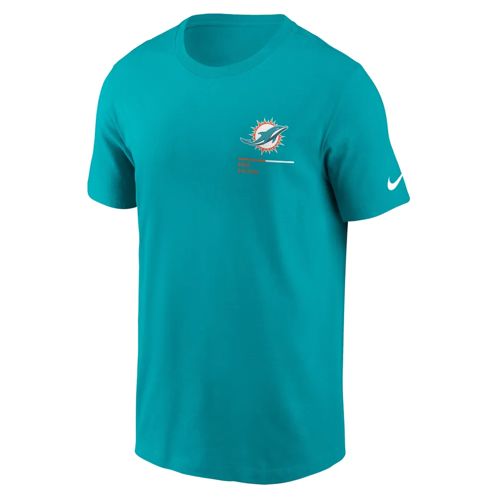 Miami Dolphins Team Logo White T-Shirt