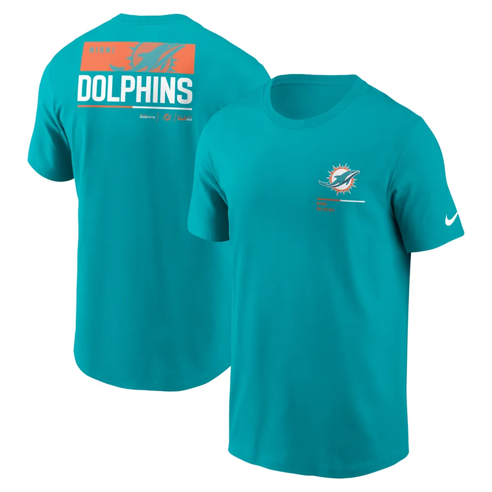 Nike Men's Nike Aqua Miami Dolphins Team Incline T-Shirt