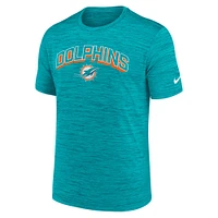 T-shirt Nike Aqua Velocity Performance pour homme des Dolphins de Miami