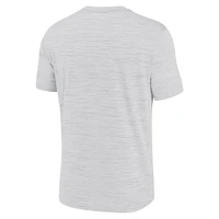 T-shirt Nike Ash Miami Dolphins Blitz Velocity Modern Performance pour homme