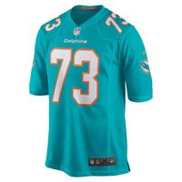 Men's Nike Austin Jackson Aqua Miami Dolphins Game Jersey