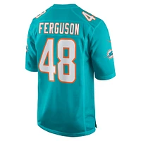 Maillot de match Nike Blake Ferguson Aqua Miami Dolphins pour homme