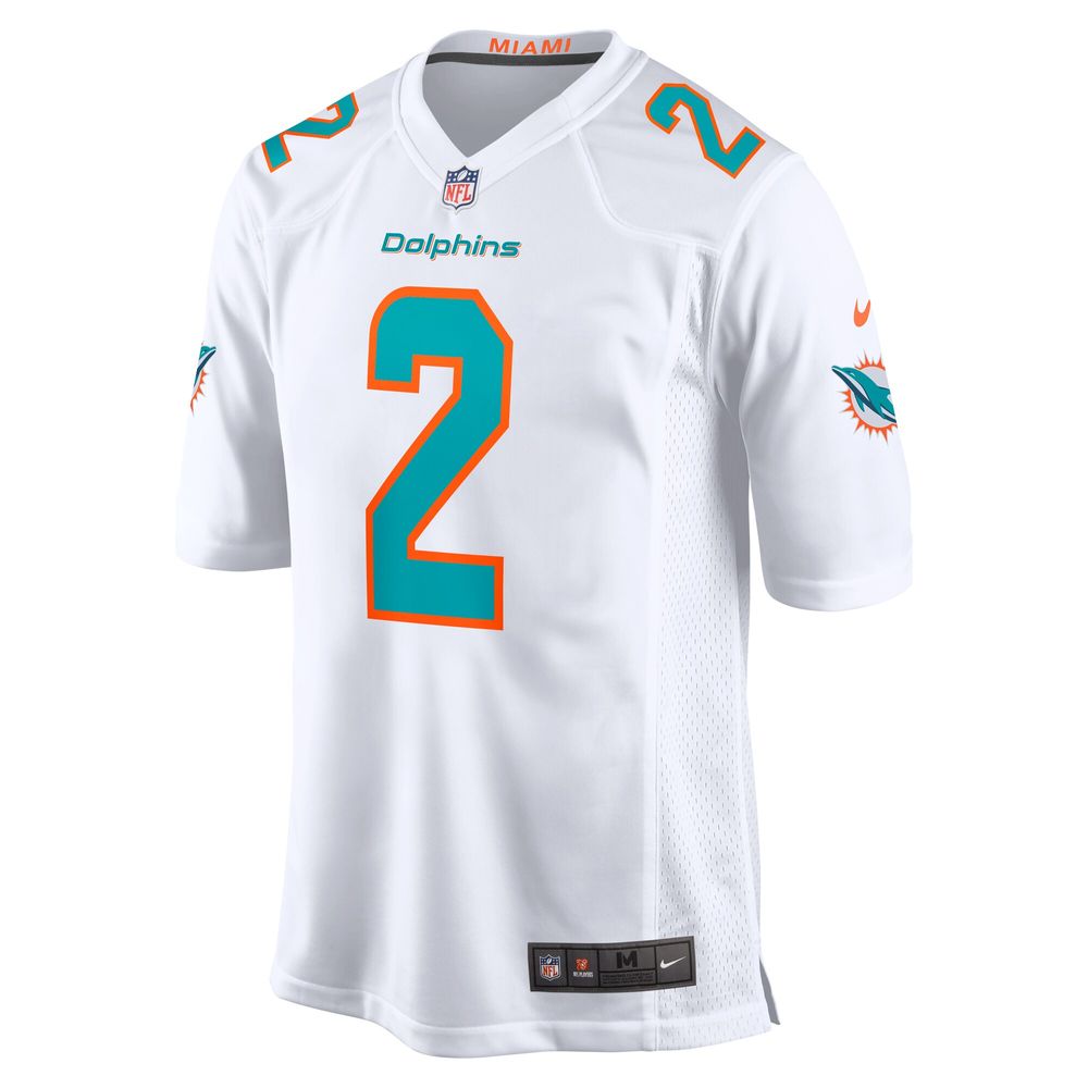 Men's Nike Bradley Chubb White Miami Dolphins Game Player Jersey