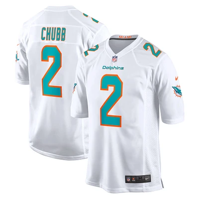 Maillot de joueur des Miami Dolphins Nike Bradley Chubb pour homme, blanc