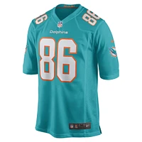 Maillot de joueur match Nike Braylon Sanders Aqua Miami Dolphins pour homme