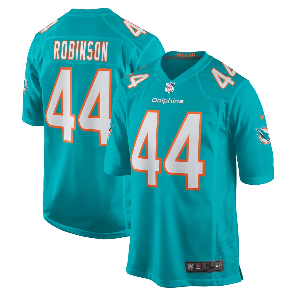 Men's Nike Chop Robinson Aqua Miami Dolphins  Player Game Jersey