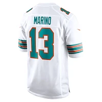 Maillot de joueur retraité Nike Dan Marino pour hommes, blanc, Miami Dolphins