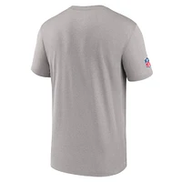 Men's Nike Gray Miami Dolphins Sideline Legend Performance T-Shirt