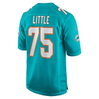 Maillot de match Nike Greg Little Aqua pour hommes des Dolphins Miami